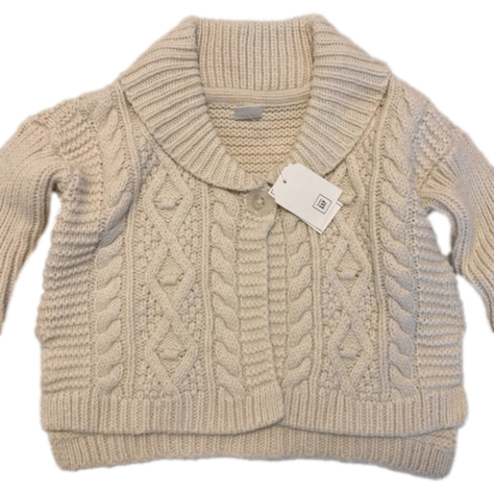 Baby GAP CABLE KNIT CARDIGAN - Size 18-24 months - Picture 1 of 6